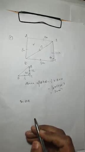 A Park In The Shape Of A Quadrilateral Abcd Has C Ab M Bc