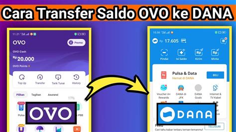 CARA TRANSFER SALDO OVO KE DANA 2022 YouTube