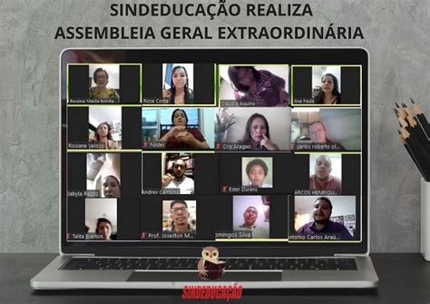 Assembleia Geral Extraordin Ria Do Sindeduca O Professores Decidem