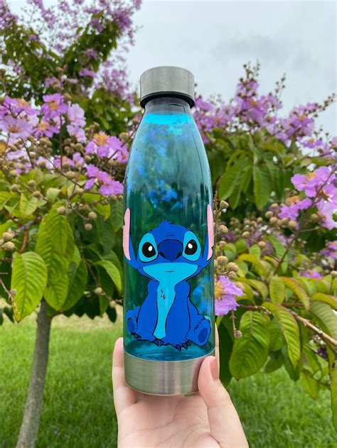 Personalized Stitch Water Bottle Disney Inspired Lilo and | Etsy