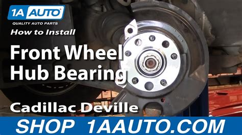 How To Install Replace Front Wheel Hub Bearing Cadillac Deville 97 99