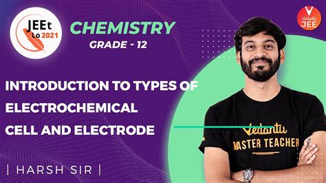 Electrochemistry 1 Types Of Electrochemical Cell And Electrode Class 12 Jee Main 2021 Youtube