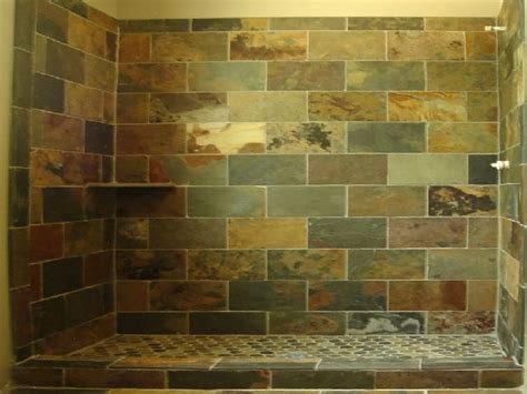 Slate tile wall installation | Hawk Haven