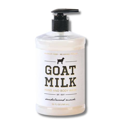 San Francisco Soap Company Goat Milk Hand And Body Wash Sandalwood Musk Dye