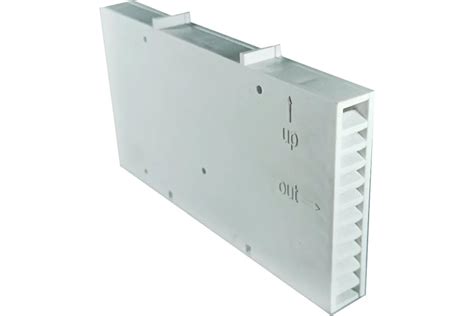 Вентиляционный короб Росдюбель 60x115x12, белая, 100 шт 20-1000 ...