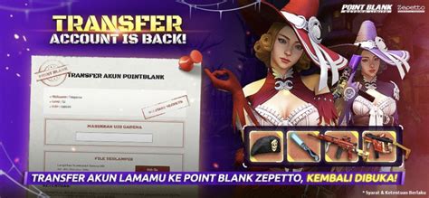 Cara Transfer Akun Point Blank Garena Ke Zepetto Terbaru