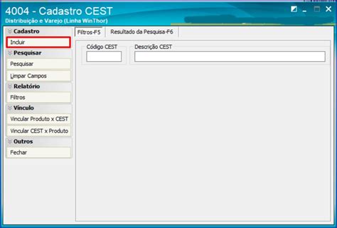 Wint Como Cadastrar Exce O C Digo Cest Central De Atendimento Totvs