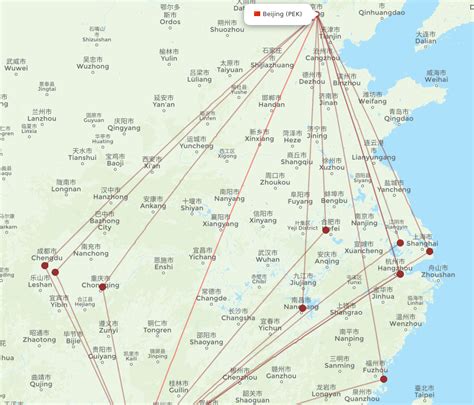 All Flight Routes From Nanning To Beijing Nng To Pek Flight Routes