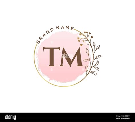 Logotipo de las iniciales tm fotografías e imágenes de alta resolución