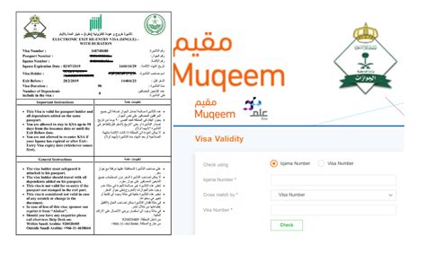 Step By Step Guide To Checking Your Exit Re Entry Visa Validity On Muqeem