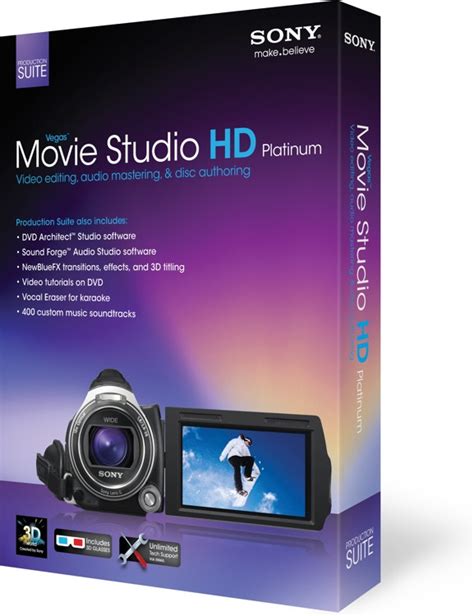 Sony Vegas Movie Studio Hd Platinum Production Suite 11 Sweetwater