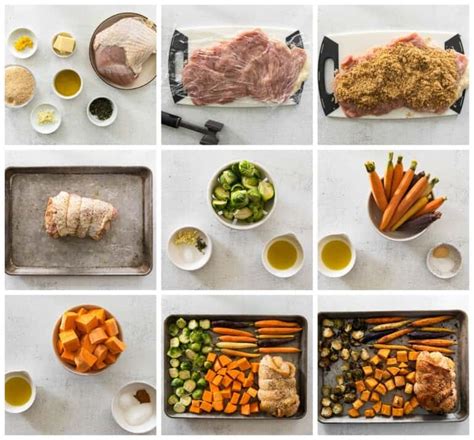 Sheet Pan Thanksgiving Dinner With Turkey Roulade Recipe The Cookie