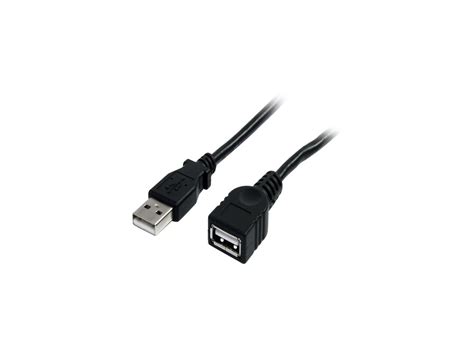 Startech Usbextaa Bk Ft Black Usb Extension Cable A To A M