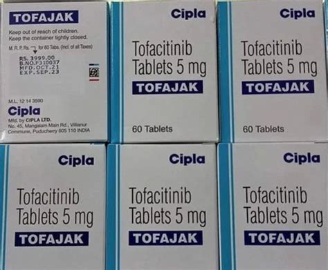 Tofacitinib TOFAJAK 5 Mg Tablets At Rs 2101 Bottle Tofacitinib