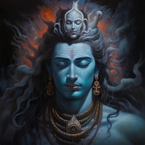 Premium Ai Image Lord Mahadev God Shiv Poster Design For Wallpaper