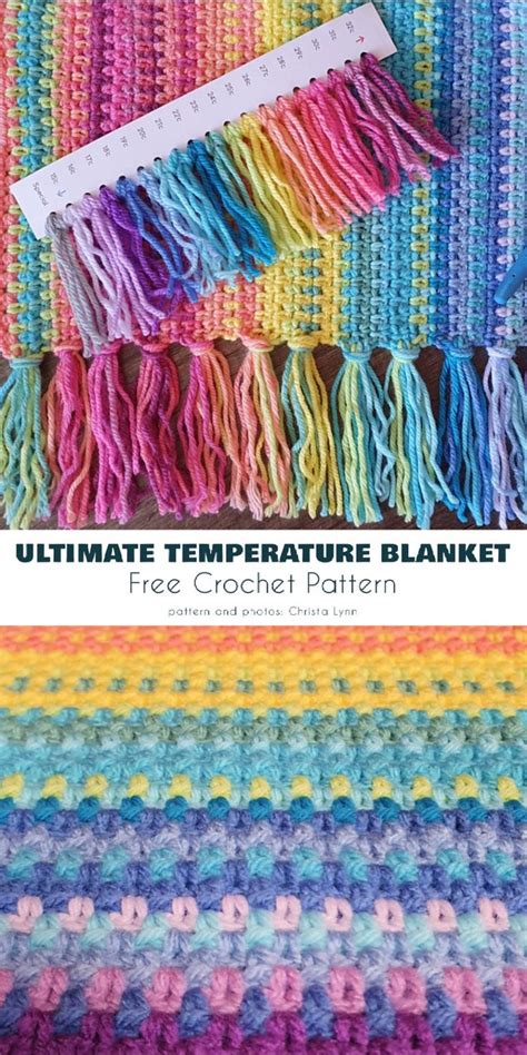 Of The Most Unique Temperature Blanket Free Crochet Patterns