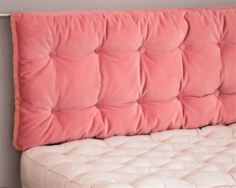 Custom Organic Cotton Headboard Cushion Tufted Customizable Size Shape