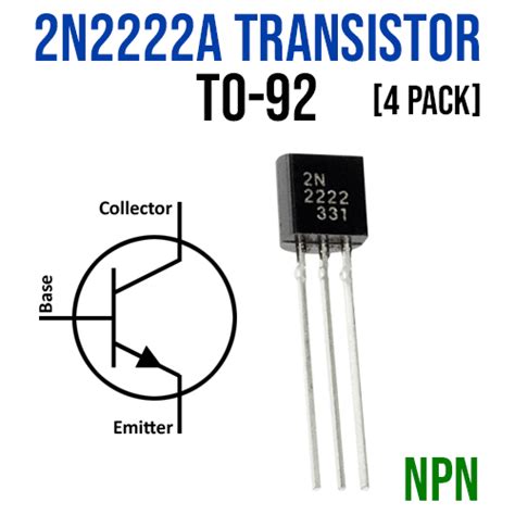 Pinagem Pinout Transistor NPN 2N2222 Características 47 OFF