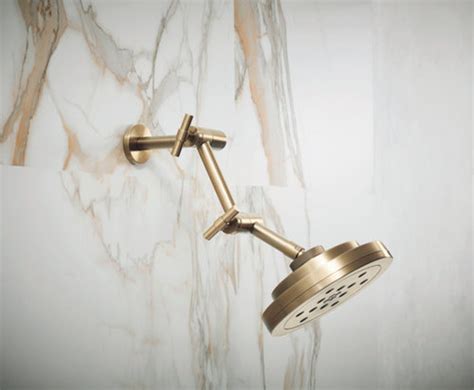 Matching Brizo Litze Brilliance Luxe Gold Tub And Shower