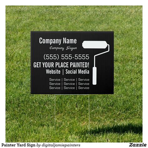 Painter Yard Sign Artofit