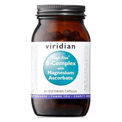 High Five High Five Vitamin B Complex With Magnesium Ascorbate In 90tabs From Viridian