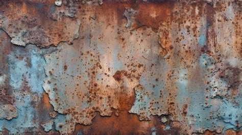 Corrosion Close Up Of Rusty Iron Background With Texture Vintage