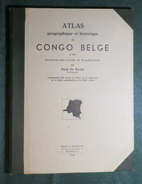 Republikken Kongo Congo Belge De Rouck Atlas Catawiki