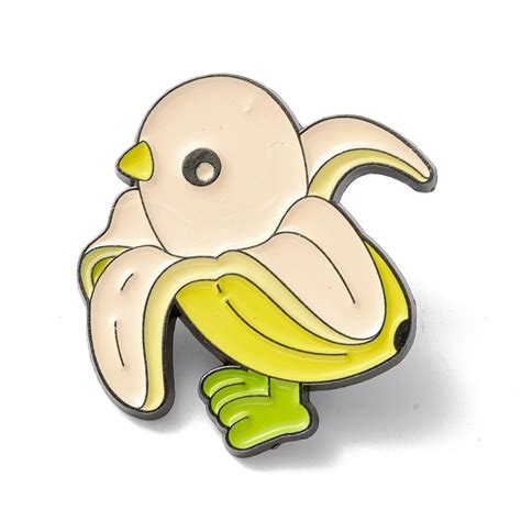 Banana Bird Enamel Pin Eternal Vines