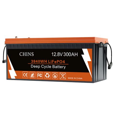 CHINS 12V 300Ah LiFePO4 Lithium Battery