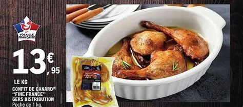 Promo Confit De Canard Fine Frange Gers Distribution Chez E Leclerc