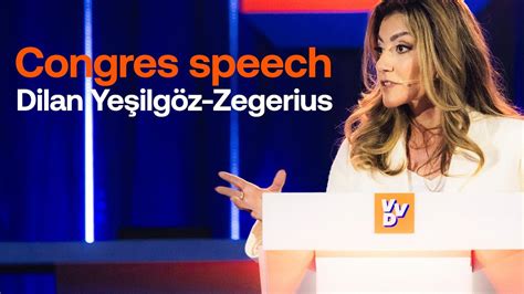 Speech van Dilan Yeşilgöz Zegerius op ons congres YouTube