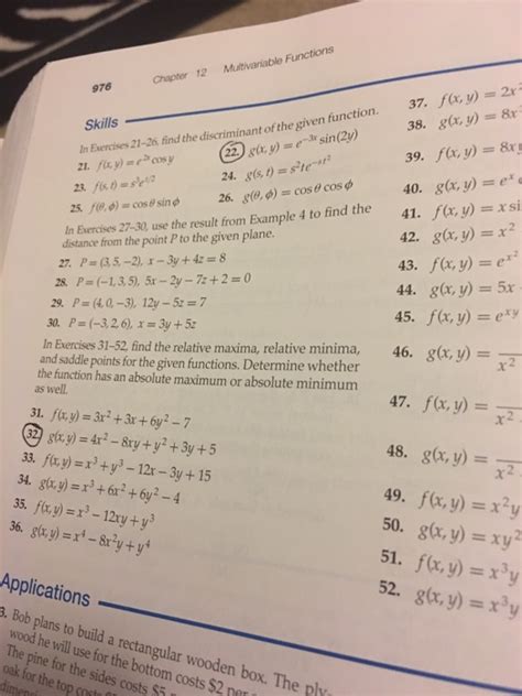 Solved Chapter Multivariable Functions F X Y Chegg