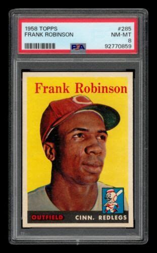 Topps Set Break Frank Robinson Psa Nm Mt Ebay