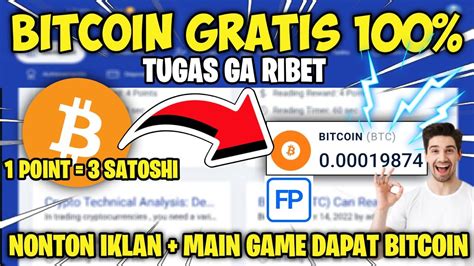 FAUCET BITCOIN BAYARAN BESAR BANJIR SALDO HANYA LIHAT PTC ADS YouTube