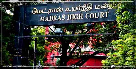 News Writ Petition Challenging Validity Of Madras High Court