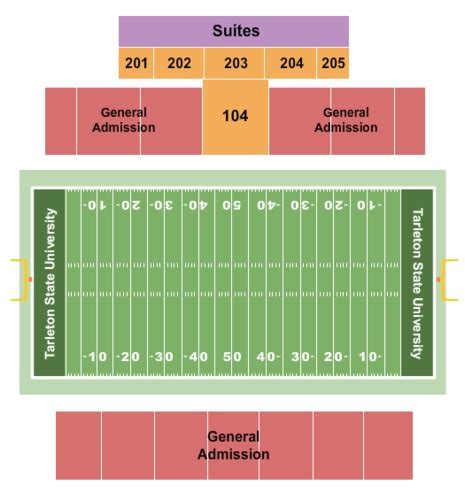 Memorial Stadium at Tarleton State University Tickets, Seating Charts and Schedule in ...