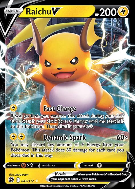 Raichu V BRS 45 | Pokemon TCG POK Cards