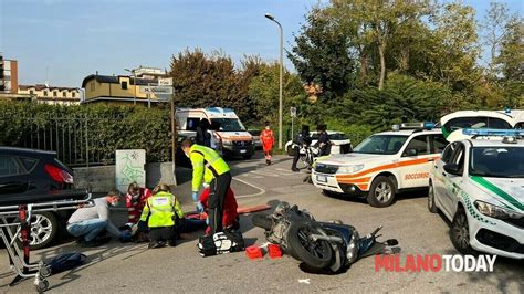 Incidente A Cernusco Sul Naviglio Gravissimo Un Enne