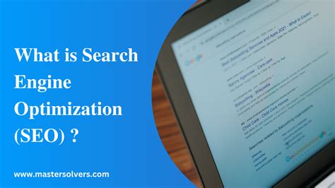 What Is Search Engine Optimization Seo Master Solvers