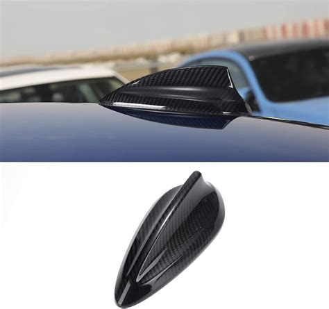 Blakaya Replacement For Antenna Cover Shark Fin Trim Hood Carbon Fiber Automotive