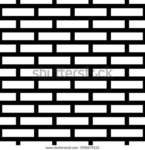 Seamless Brickwall Pattern Bricks Cladding Wall Stock Vector Royalty Free 1908679222