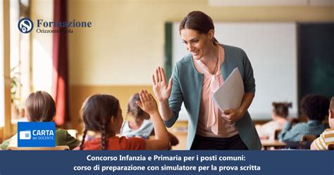 Concorso Infanzia E Primaria Per I Posti Comuni Corso Di Preparazione