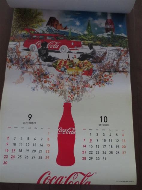 コカ コーラ Coca Cola コカコーラ 2007 カレンダー 非売品 Coke Art Work By Keiji Itoカレンダー