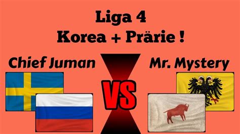 AOE 3 DE 2 Saison 4 Liga 1 Spieltag auf Korea Prärie Chief