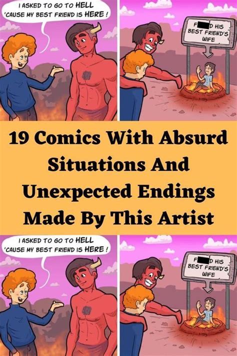 Comics With Absurd Situations And Unexpected Endings Made By This