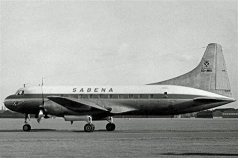 Air Crash Daily On Twitter Otd In Sabena Convair Cv Oo