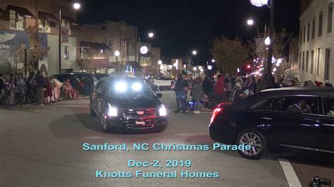 Knotts Funeral Homes Sanford NC Christmas Parade 2019 YouTube