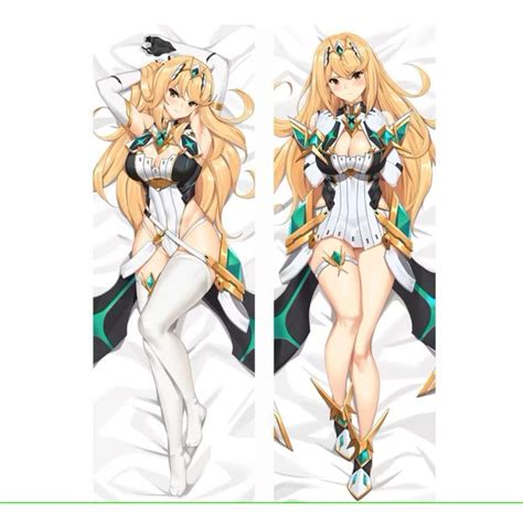 Anime Xenoblade Dakimakura Mythra Pyra Pneuma Sexy Girl Hugging Body