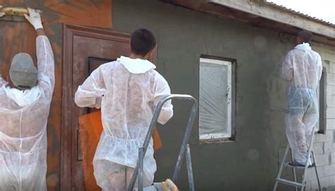 Штукатурка газобетона: внутренняя, фасадная их выбор и технология