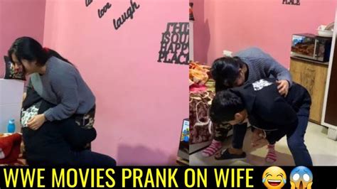 Wwe Moves Prank On Wife 😡🤥 Irritating My Wife She Got Super Angry 🤣🥺 Prank Gone Wrong Youtube